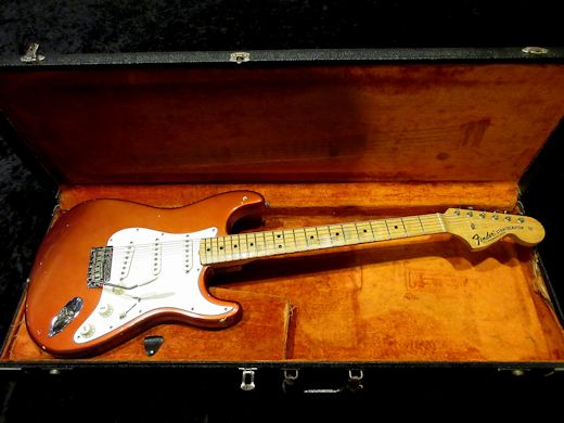 1969 Fender Stratocaster Candy Apple Red/Maple Cap - ヴィンテージ