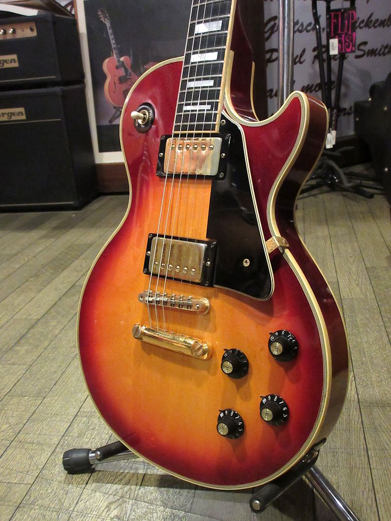 1975 Gibson Les Paul Custom Cherry Sunburst - ヴィンテージギター