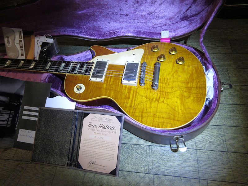 2016 Gibson Custom True Historic 1958 Les Paul“Hard Rock Maple Top” Murphy  Aged - ヴィンテージギター買取り・販売のGuitarLicks