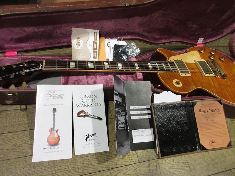 2016 Gibson Custom True Historic 1958 Les Paul“Hard Rock Maple Top” Murphy  Aged - ヴィンテージギター買取り・販売のGuitarLicks