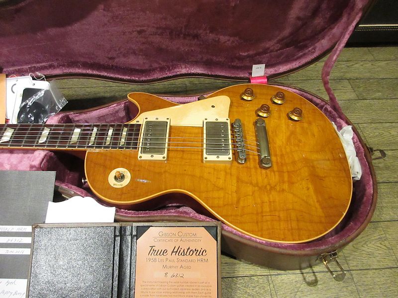 2016 Gibson Custom True Historic 1958 Les Paul“Hard Rock Maple Top” Murphy  Aged - ヴィンテージギター買取り・販売のGuitarLicks