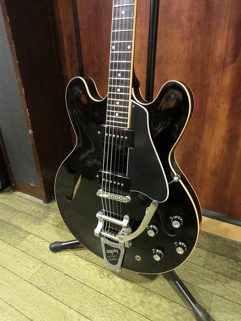 Gibson Memphis Limited Run ES-330 Dot Antique Ebony With Bigsby